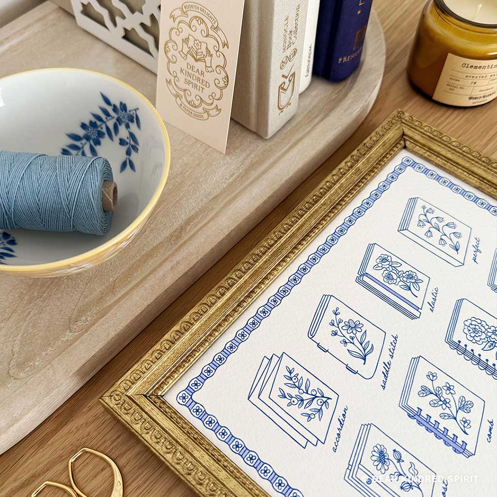 Bookbinding Styles | Giclée Art Print