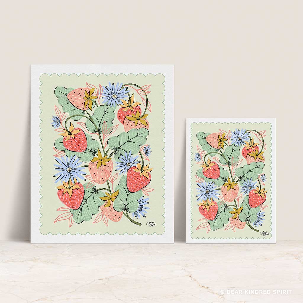 Strawberry Patch | Giclée Art Print