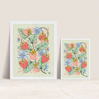 Strawberry Patch | Giclée Art Print