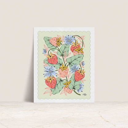 Strawberry Patch | Giclée Art Print