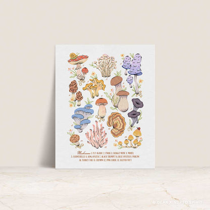 Mushroom Meadow | Giclée Art Print