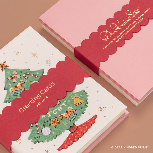 Trees & Cheer | Greeting Cards Set of 6