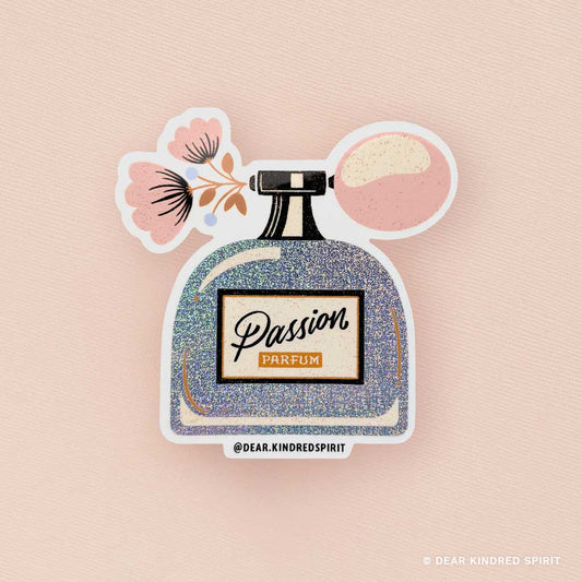 Passion Parfum | Holographic Glitter Sticker